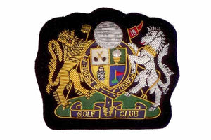 Golf Club Blazer Crest Badge by Elizabeth Parker