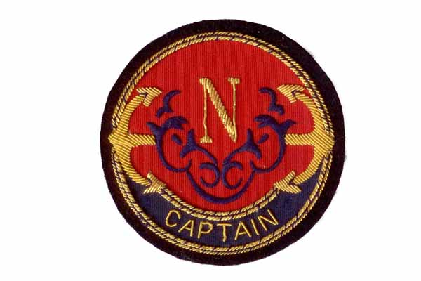 Captain Blazer Crest Badge By Elizabeth Parker
