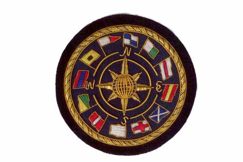 World Flag Blazer Crest Badge By Elizabeth Parker