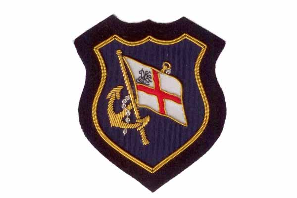 Nautical English Blazer Badge Crest by Elizabeth Parker