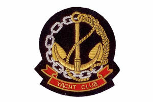 Yacht Club Blazer Crest Badge By Elizabeth Parker