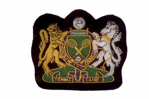 Tennis Club Blazer Crest Badge by Elizabeth Parker