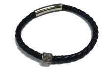 Load image into Gallery viewer, Official University of Cambridge Soft Braided Leather Bracelet with University Crest Engraved Metal Bead

