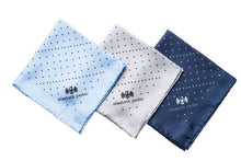 Load image into Gallery viewer, Multi Dotty Range of Silk Pocket Squares by Elizabeth Parker
