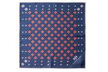 Load image into Gallery viewer, Red Diamonds For Ever Silk Pocket Square By Elizabeth Parker
