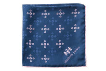 Load image into Gallery viewer, Pink Revolving Knot Silk Pocket Square By Elizabeth Parker
